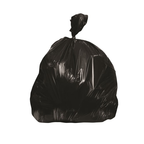 Bolsa para Contenedor de Alta Densidad, 43x48, Negro, 18 Micrones, para 56 Galones